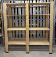 Regal Gestell Holz 2 Stück