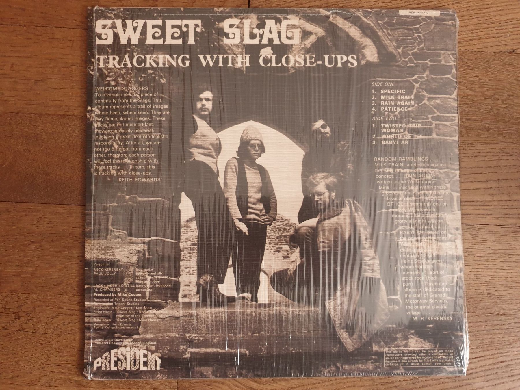 Schallplatten: Sweet Slag ‎ Tracking With Close-Ups – Gebraucht aus zürich von ultraviolet 1