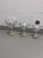 3 Pokale, Sammlerstücke, Trophäen, Dekoration