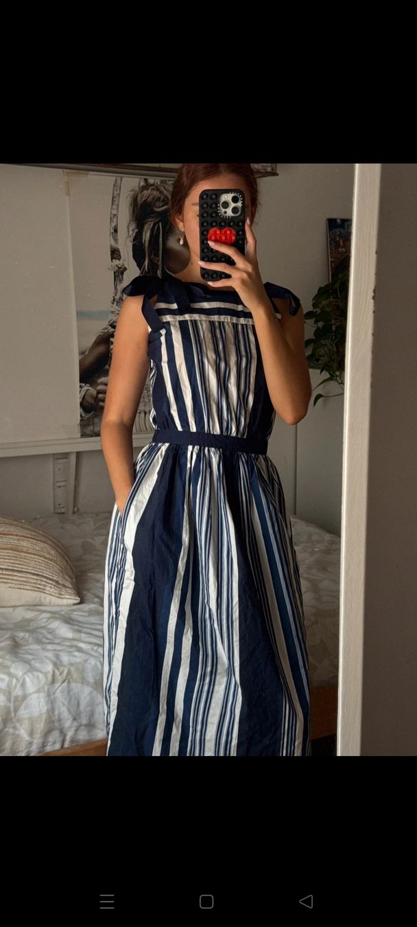 Massimo Dutti Kleider: 100% cotton Massimo Dutti blue dress – Gebraucht aus Rotkreuz von Prelovedswitzerland