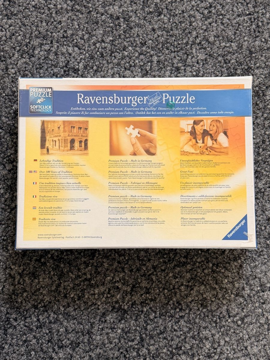 Ravensburger Puzzle: Ravensburger WeltPuzzle – Nuovo e nell'imballaggio originale da Witterswil venduto da J2025_28 1