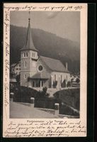 AK Fontainemelon, Le Temple, 1908