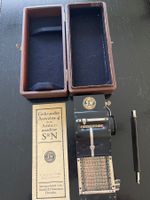 Rarität mechanische Addiermaschine von S&N (Seidel & Naumann