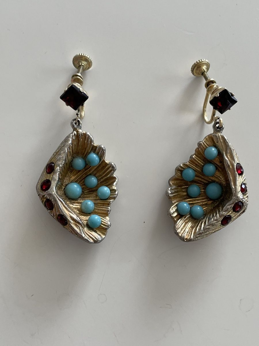 Orecchini pendenti & Orecchini a lobo: Vintage Ohrstecker in Muscheln Form – Usato da Winterthur venduto da tat_ky5h 6