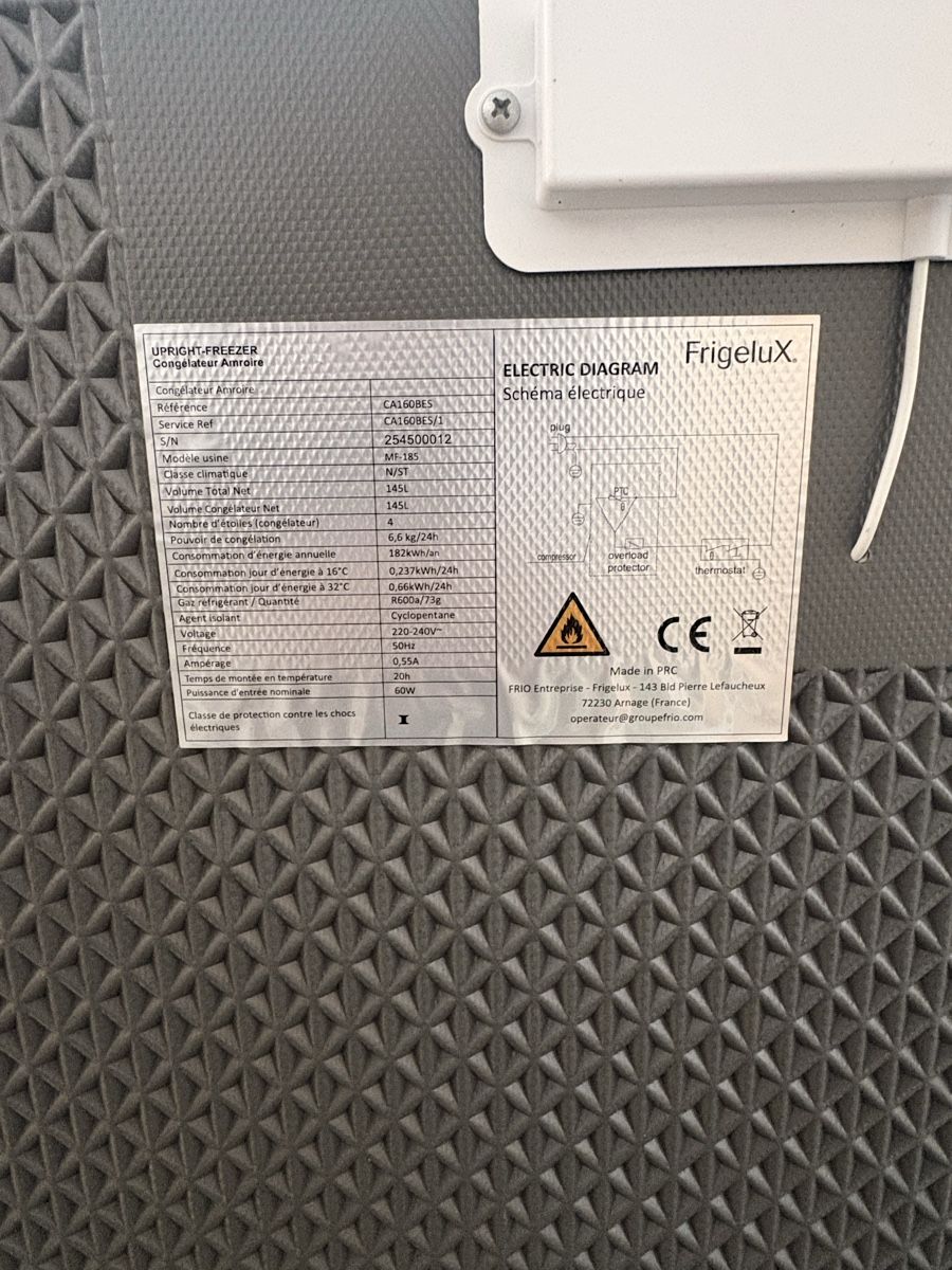 Congélateurs: Frigelux Tiefkühler – Neuf (Voir description) à Kilchberg ZH par bau_x7vy 2