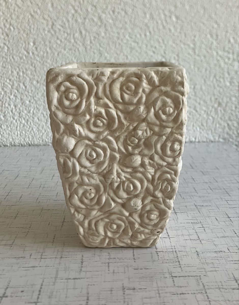Vasi per fiori: Blumentopf mot Rosenmotiv – Usato da Lyss venduto da Punktum01 1