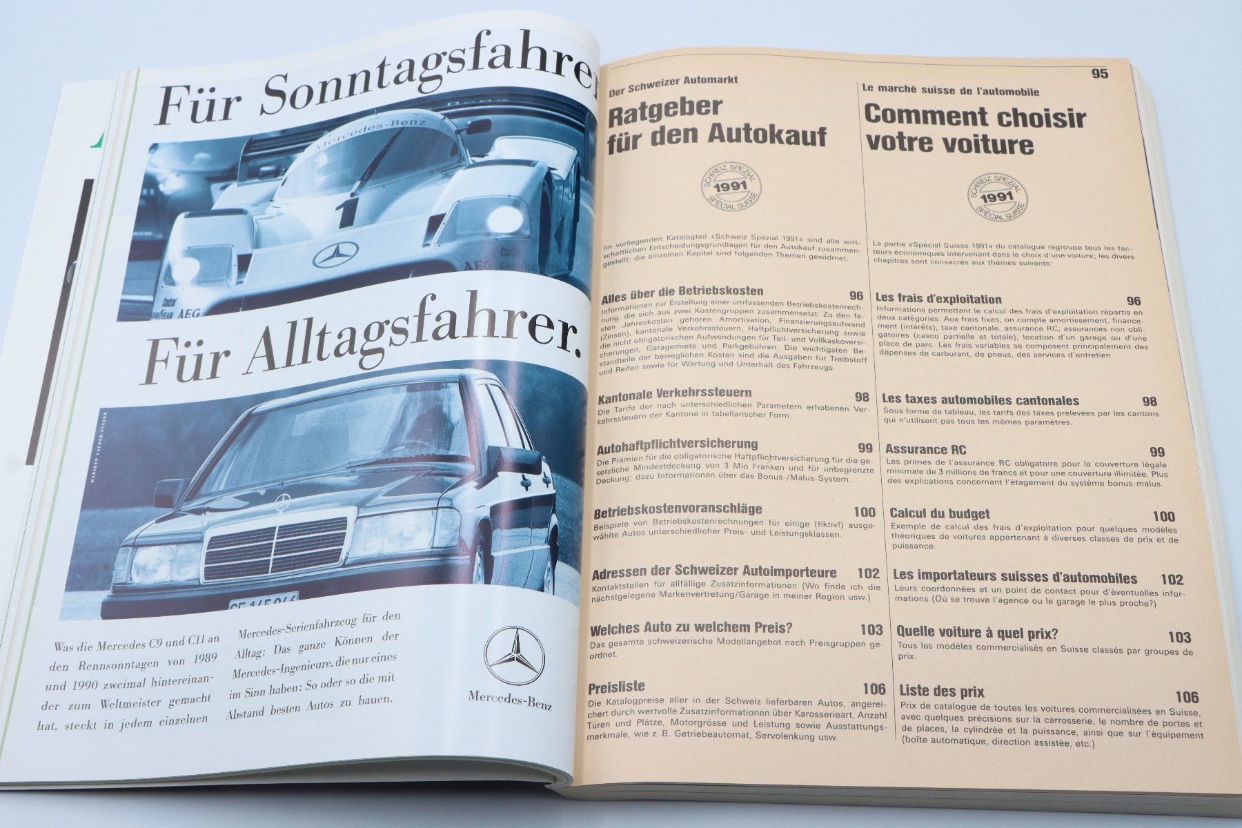 Riviste & Magazine: Automobil Revue Katalog 1991 – Usato da Bühl b.Aarberg venduto da Collectorpassions 3