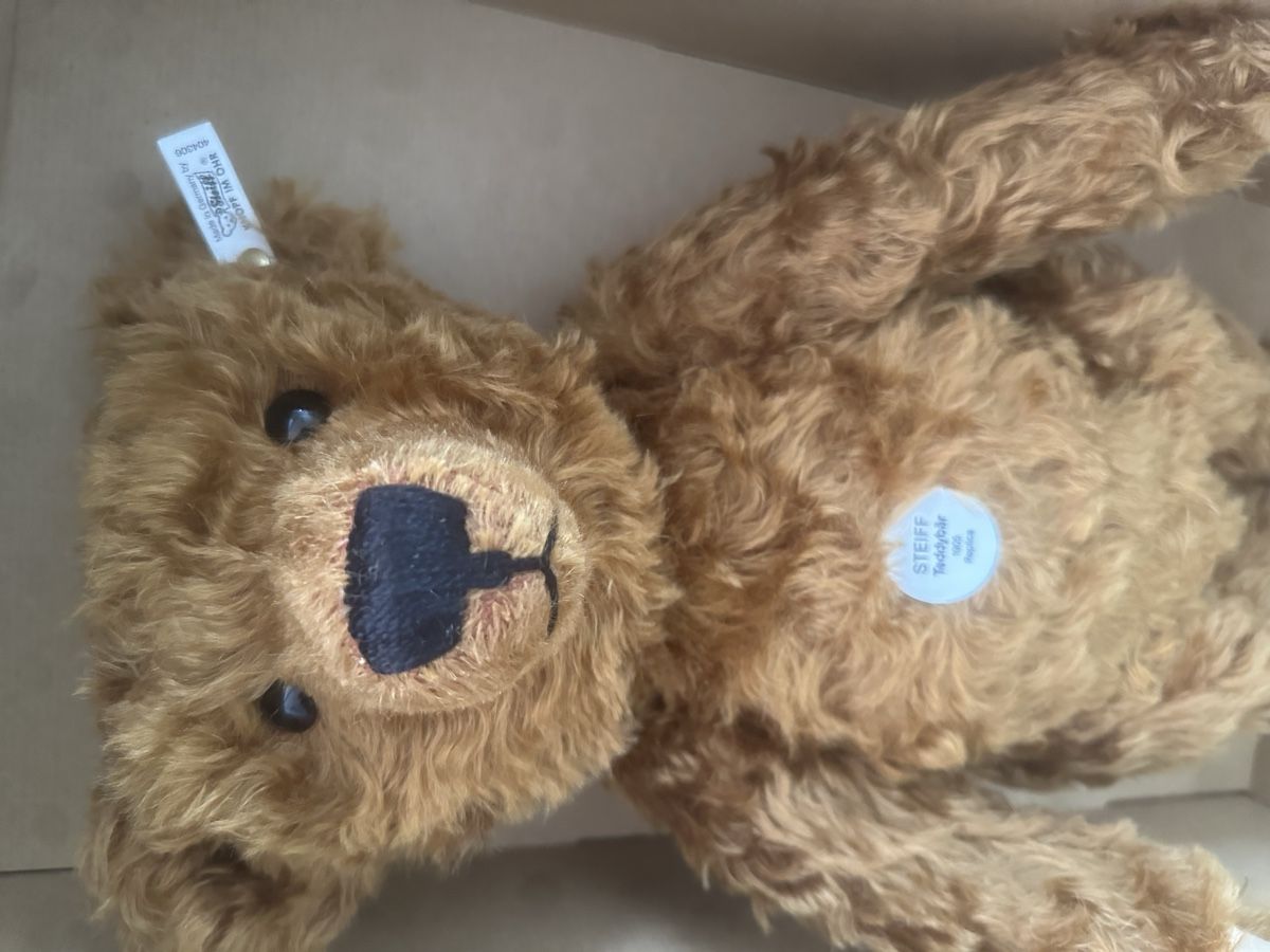 Steiff Jouets: Steiff Teddy 50 cm Neu – Neuf avec emballage d'origine à Herbriggen par Sehrazade 5