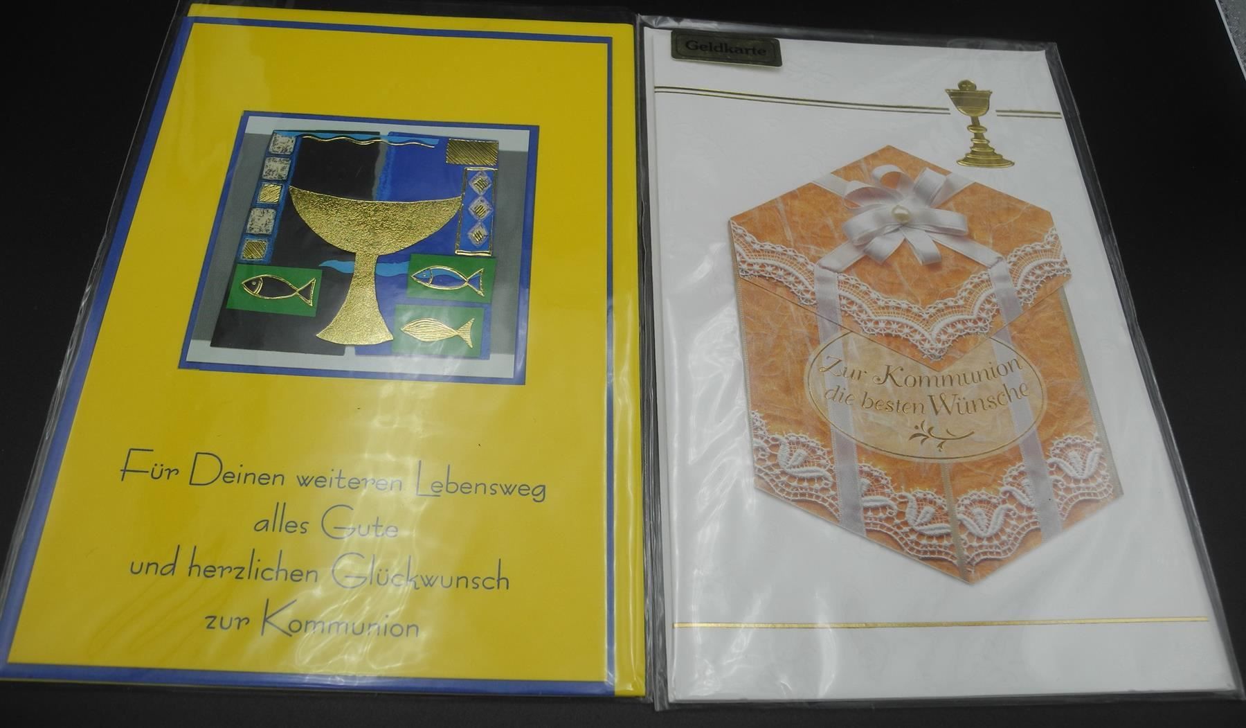 Cartoline: 4 Kommunionkarten, Nr. 306 – Nuovo e nell'imballaggio originale da Kottwil venduto da Crazyrolf 2