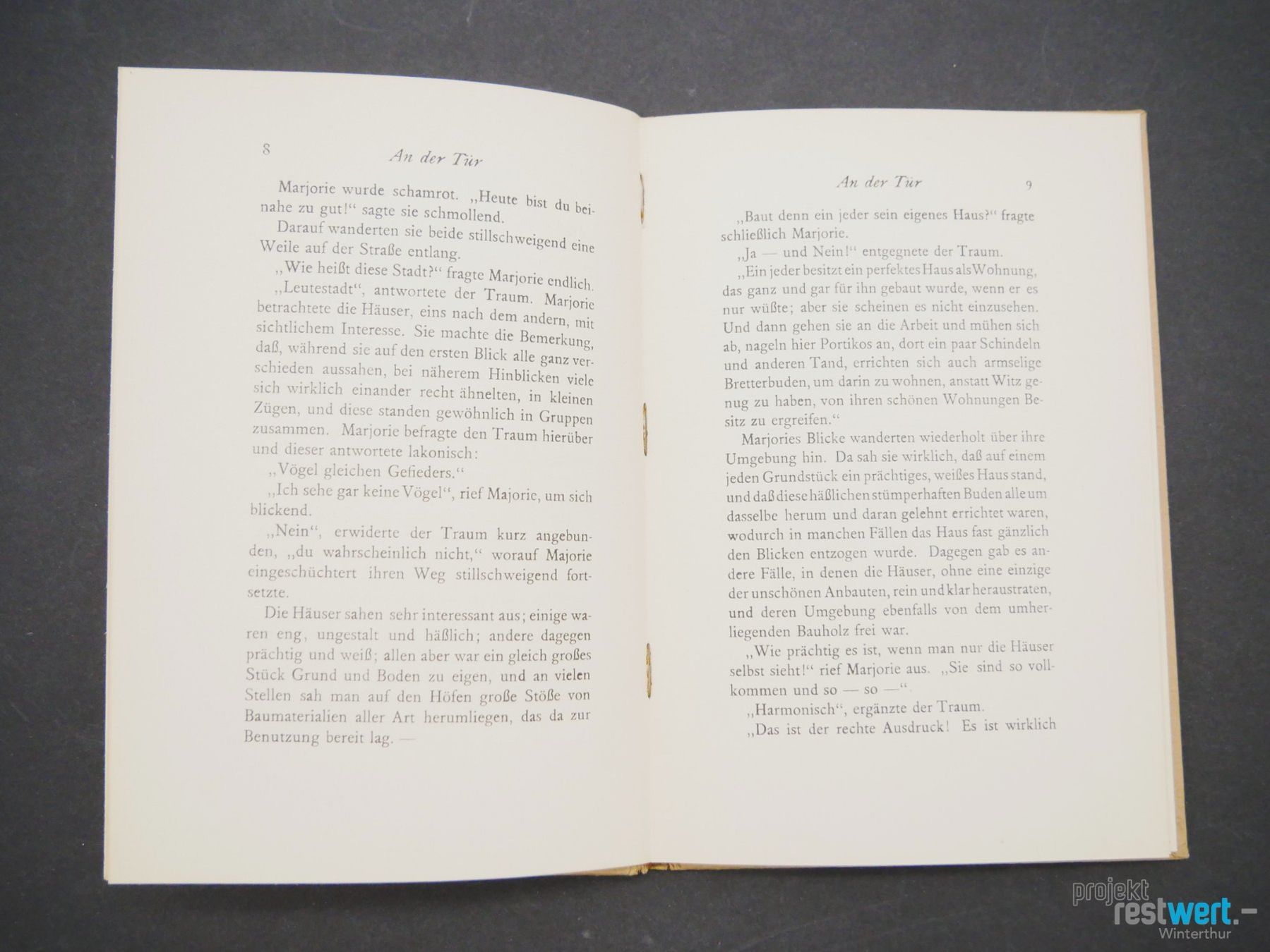 Libri: An der Tür. – Usato da Winterthur venduto da Restwert_Winterthur 1