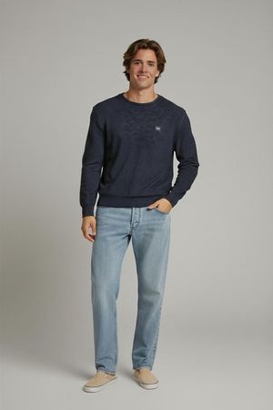 Hugo Boss Marineblau Rundhals-Pullover - Größe L
