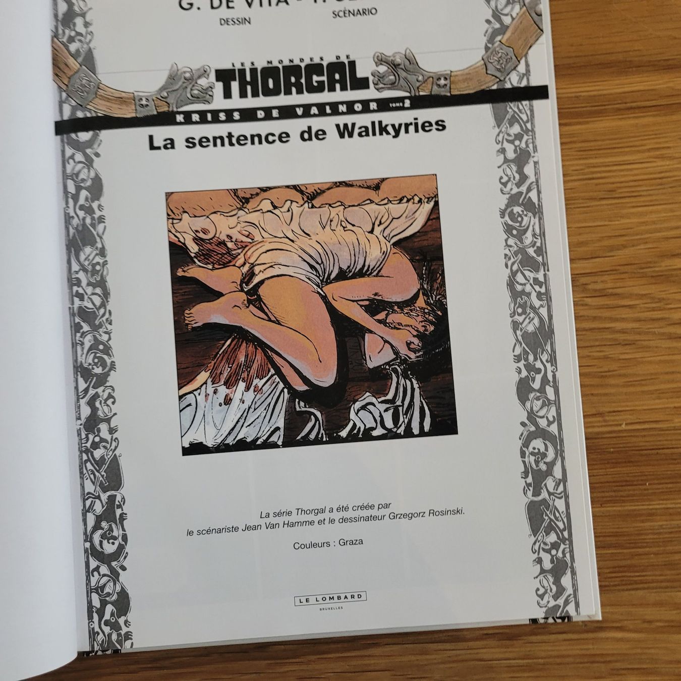 Fumetti: BD EO Thorgal Kriss De Valnor 2 La Sentence De Walkyries – Usato da Biel/Bienne venduto da Destockweb 4