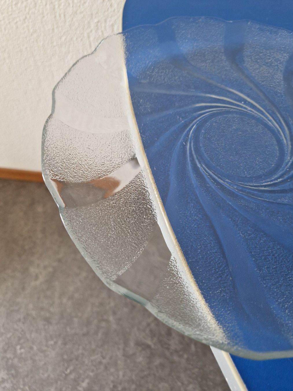 Servierplatten: Glasteller, runde Glasplatte, Servierplatte – Gebraucht aus Münchenbuchsee von Aare22 2