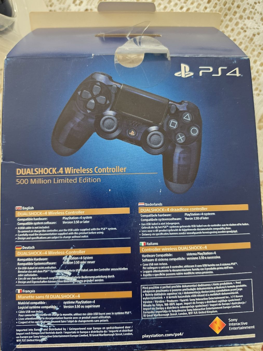 Sony Controller: PLAYSTATION -DUALSHOCK 4 Controller 500 MILLION LIMITED – Nuovo (secondo la descrizione) da Châtel-St-Denis venduto da Konami 1