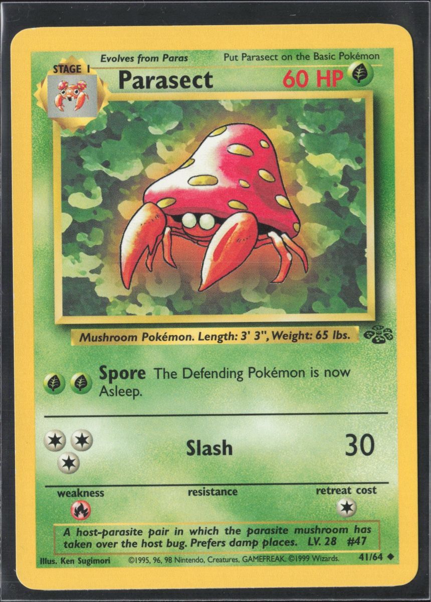Pokémon Sammelbilder & Trading cards: POKÉMON / Parasect / Jungle 🇺🇸 – Gebraucht aus Herzogenbuchsee von TCG-HQ