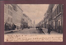 Souvenir de MORGES - Grande Rue - 1907 // trou //