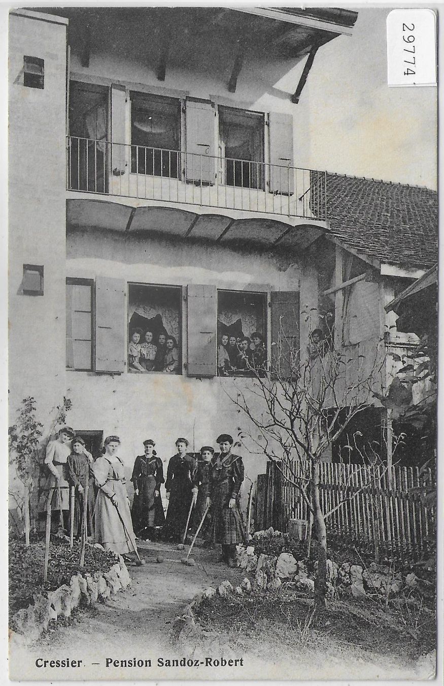 Cartes postales: Cressier - Pension Sandoz-Robert – D'occasion à Ettingen par Kartenplanet