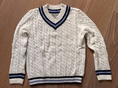 ✨JOHN LEWIS PULL TENDANCE TENNIS/CRICKET 10ans TRÈS BON ÉTAT