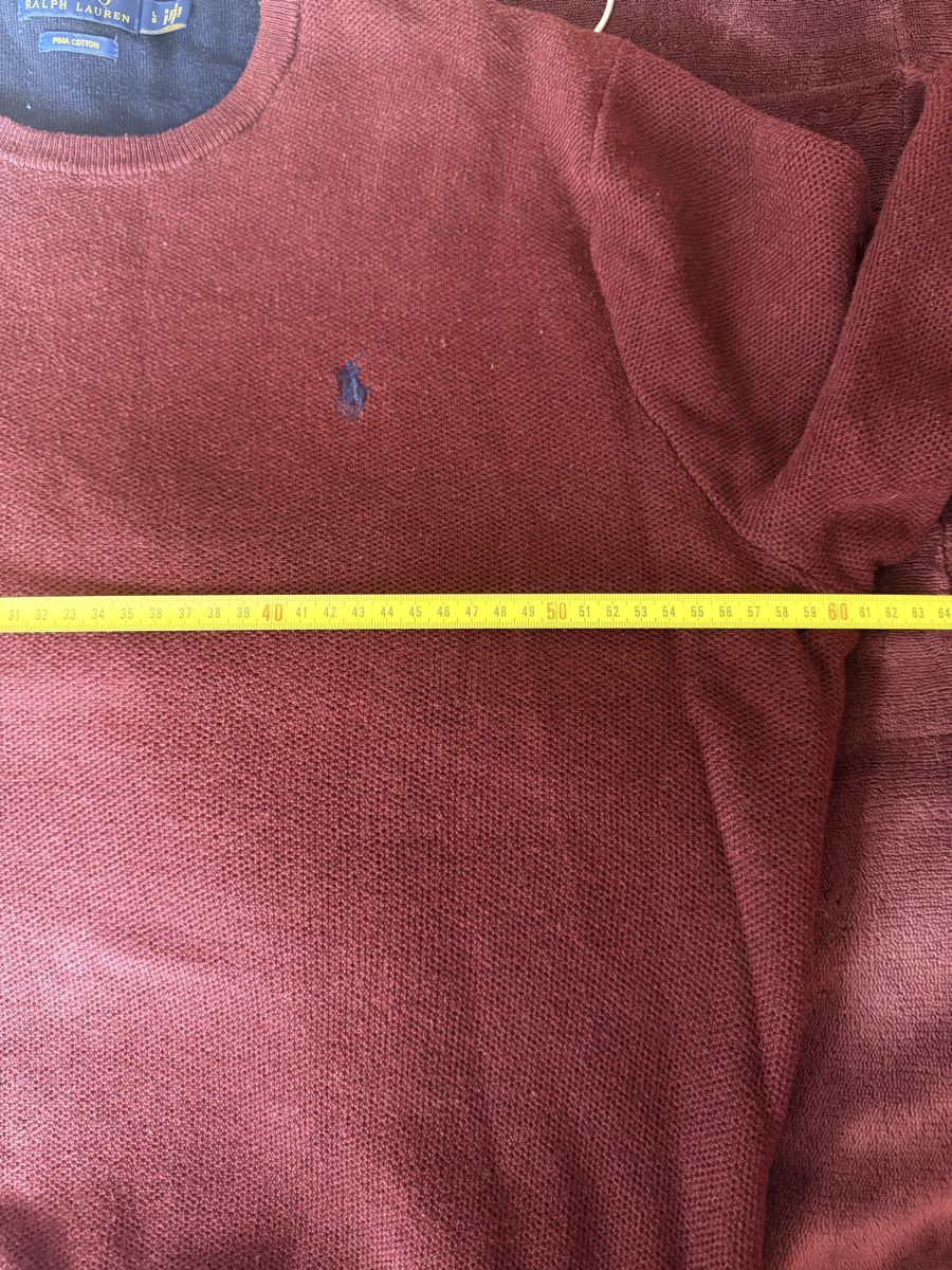 Ralph Lauren Maglioni & Felpe: Pull Ralph Lauren bordeaux, taille L – Usato da Monthey venduto da Joseph-29 5