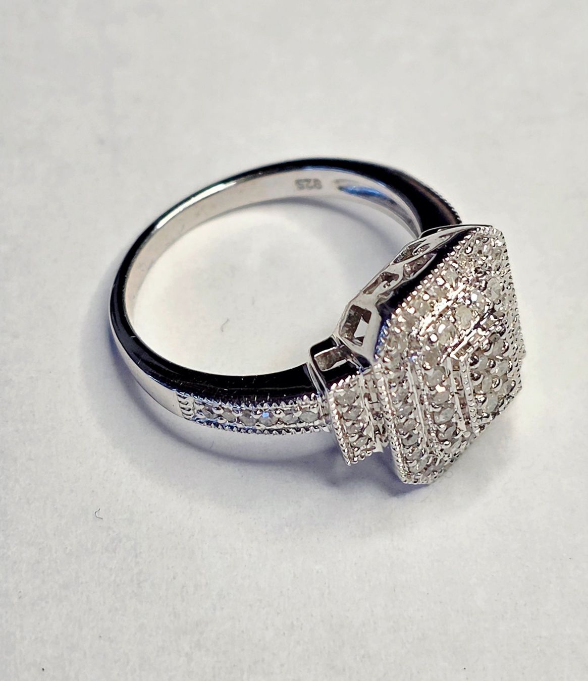 Anelli: Diamant Ring in Silber – Nuovo (secondo la descrizione) da Zürich venduto da Benedikt21 9