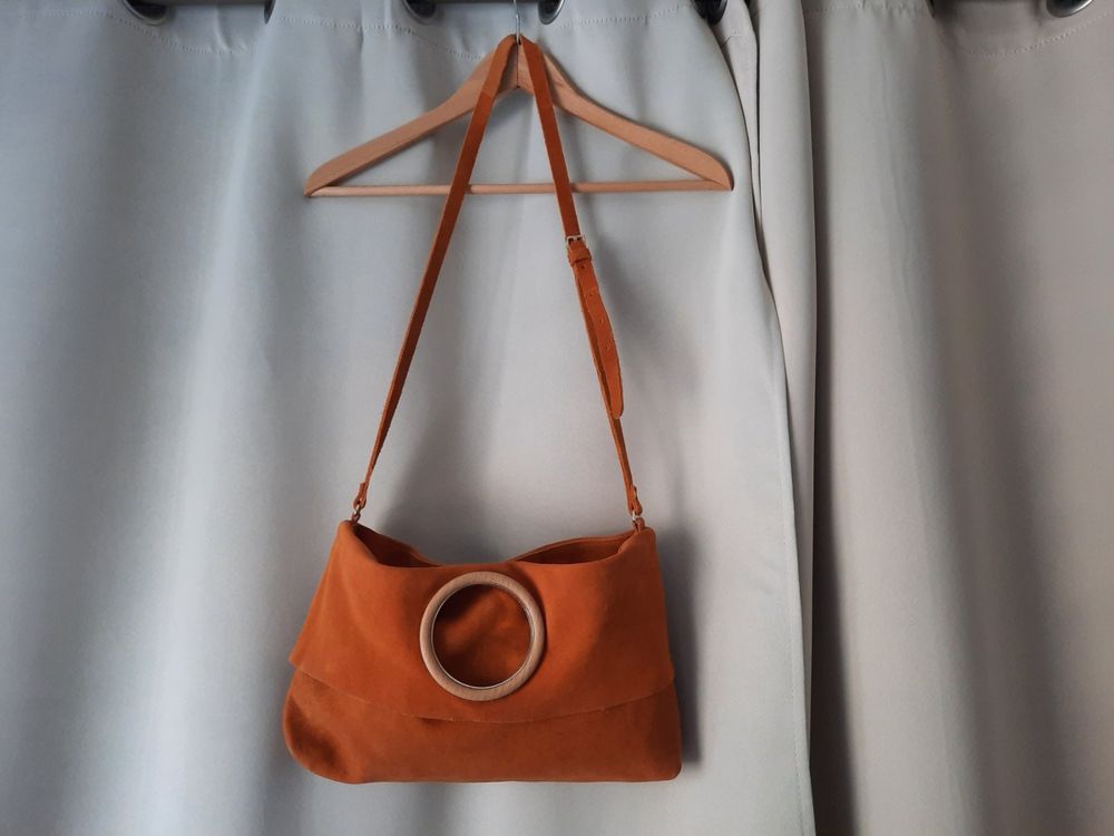 Sac en daim on sale zara