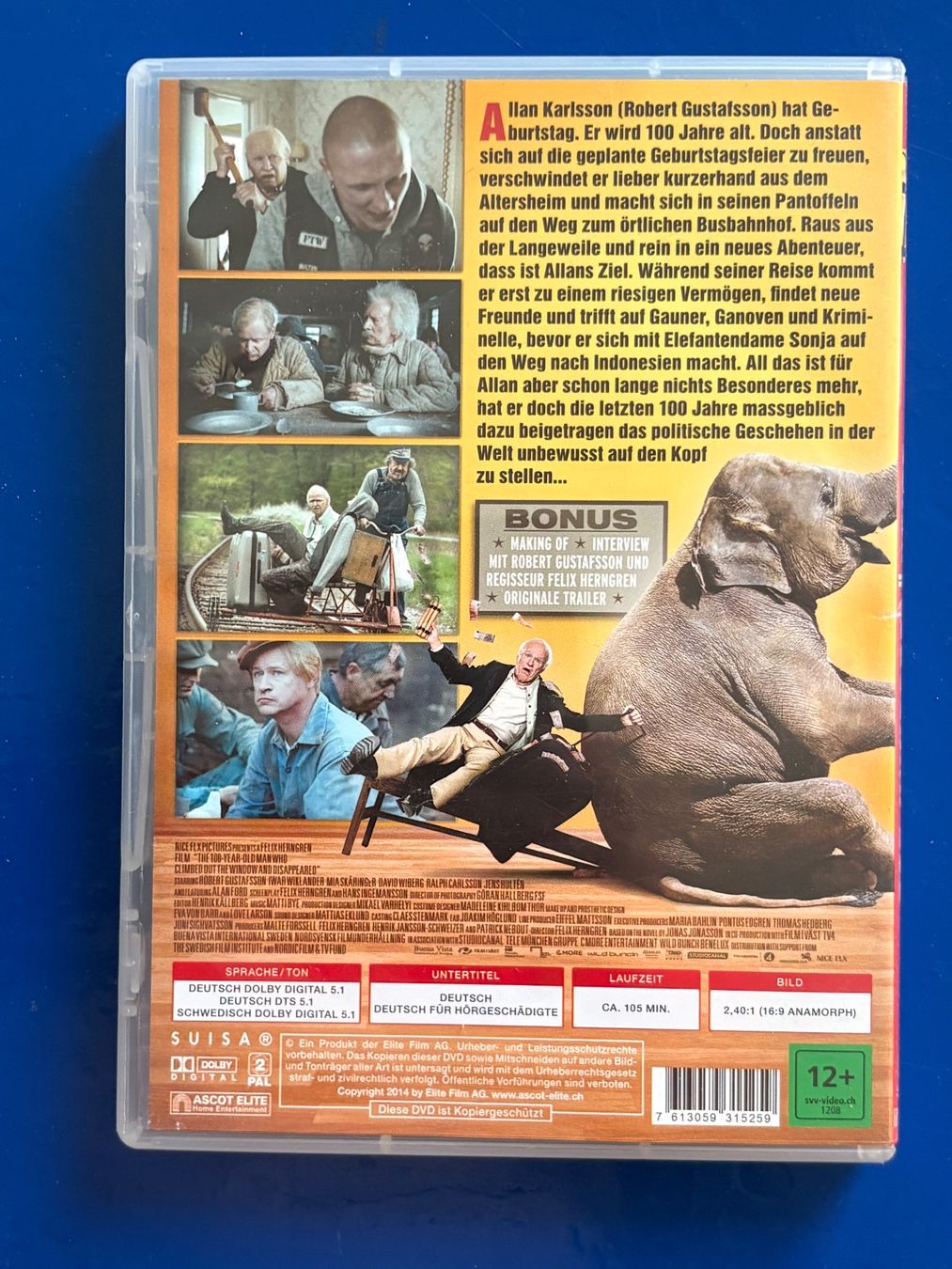Tutti i DVDs: DER HUNDERTJÄHRIGE – Usato da Spreitenbach venduto da SwissTradeMan 1
