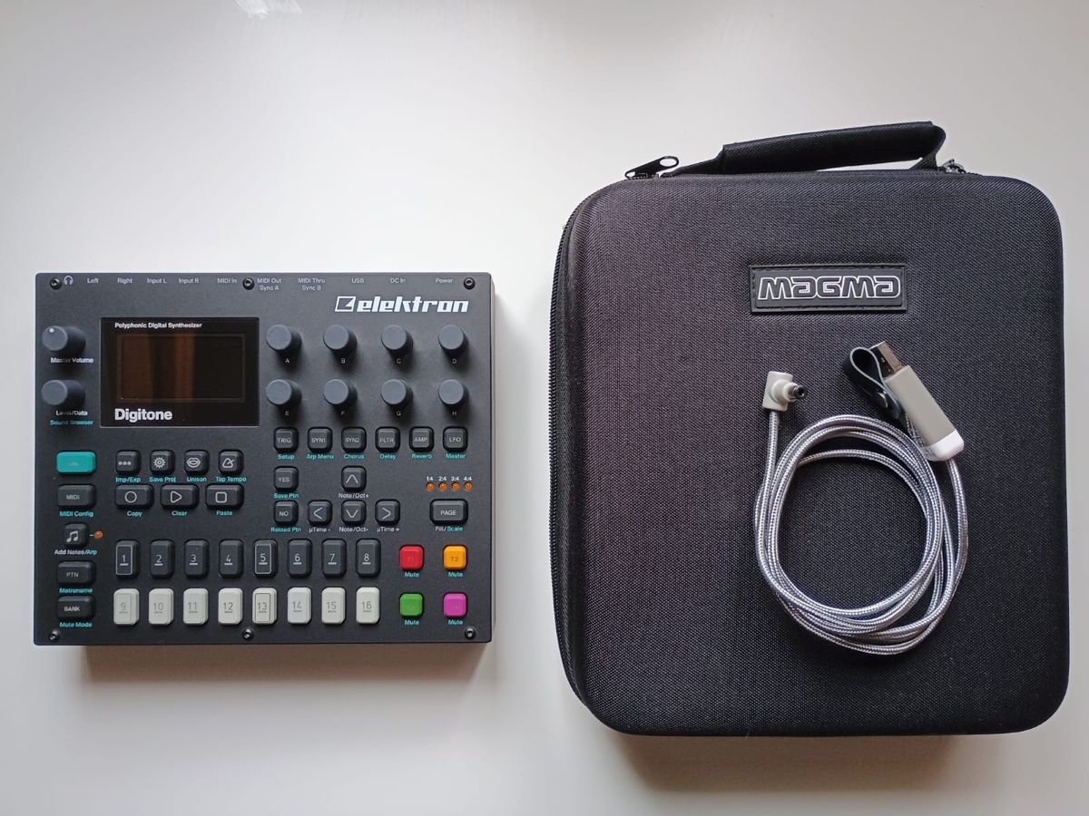 Elektron Strumenti musicali: Elektron Digitone + case and ripcord – Usato da Sils/Segl Maria venduto da DeFringues