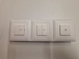 3 x Schalter Feller Edizio Due UP