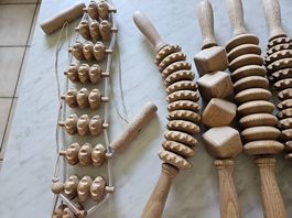 Ensemble de massages en bois