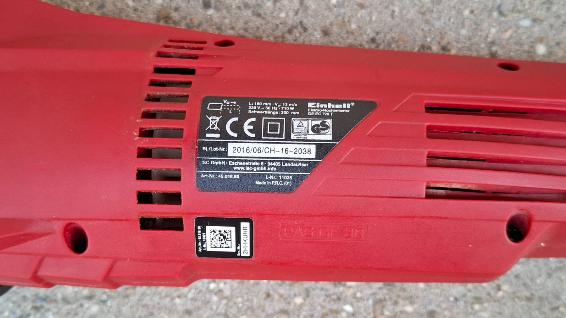 Einhell Seghe: Einhell Elektro-Hochentaster  GE-EC 720 T Kit – Usato da Henggart venduto da Alwin8 3