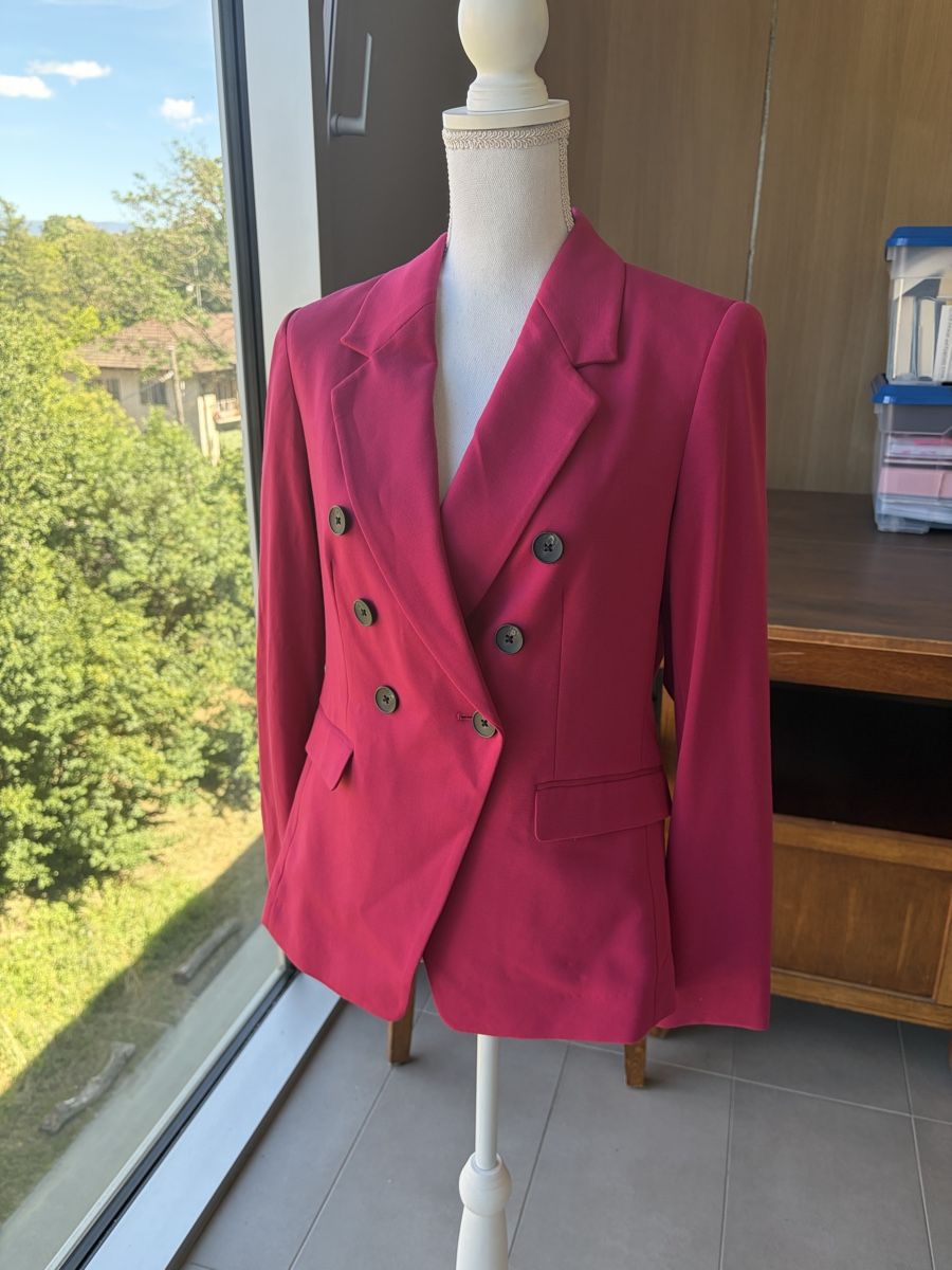 We Giacche: WE Hot Pink Double-Breasted Blazer Jacket Size L – Usato da Nyon venduto da Deb_D39