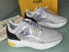 FENDI FF Flow Transparent Rubber Slip On Low Sneakers 43 NEU