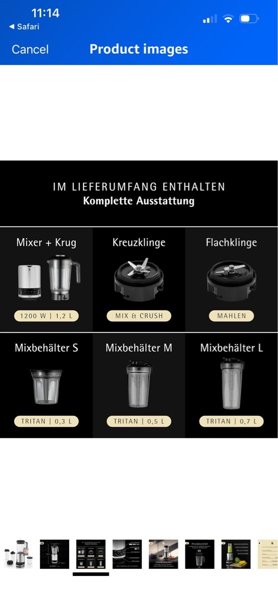 WMF Küchengeräte: WMF Kult Pro Multifunktionsmixer – Gebraucht aus Zürich von ani4ka 3
