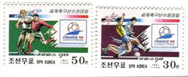 Briefmarken "Fussball". Korea