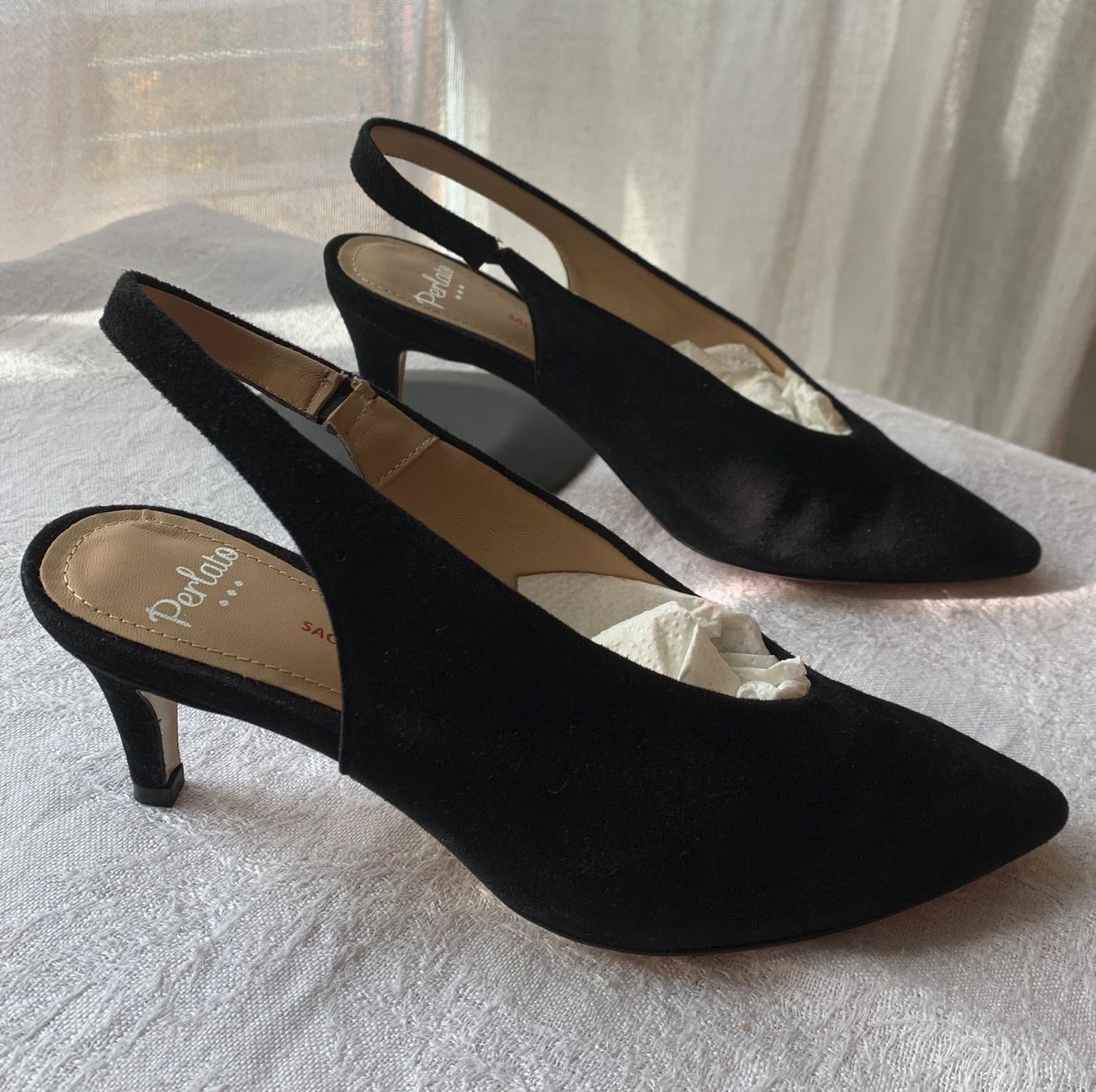 Damenschuhe: Elegante Damenschuhe, Wildleder, Grösse 38 – Gebraucht aus Basel von Klymenes 1