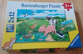 Ravensburger Puzzle Set Tierkinder auf dem Land - Kinder 3+