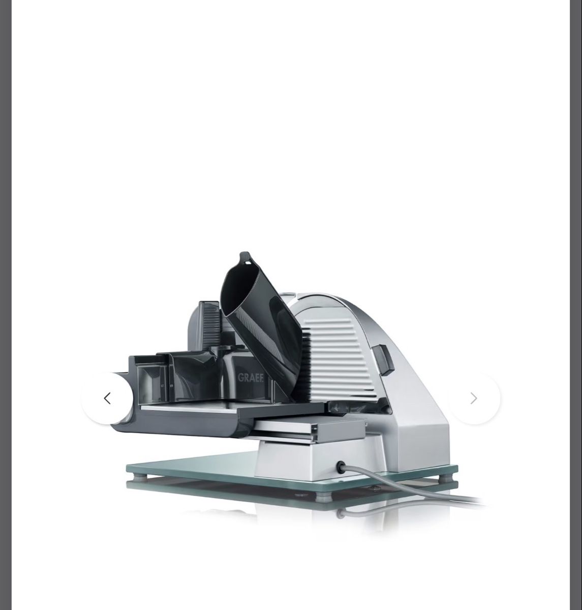 Graef Appareils de cuisine: GRAEF Master M20 Aufschneidemaschine – D'occasion à Abtwil SG par Sale4you23 1