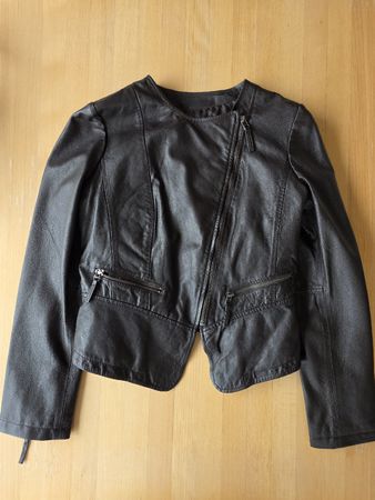 D'AMICO Bologna Brown Leather Jacket – Size 38 (CH)