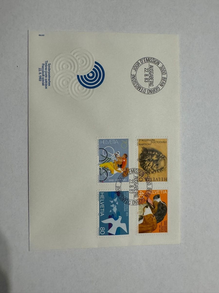 Tutti i francobolli: Briefmarken und ersttagsbriefe 1983 – Nuovo (secondo la descrizione) da Bütschwil venduto da sof_p98b 3