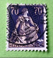 Nr.162 Sitzende Helvetia mit Schwert  GESTEMPELT   