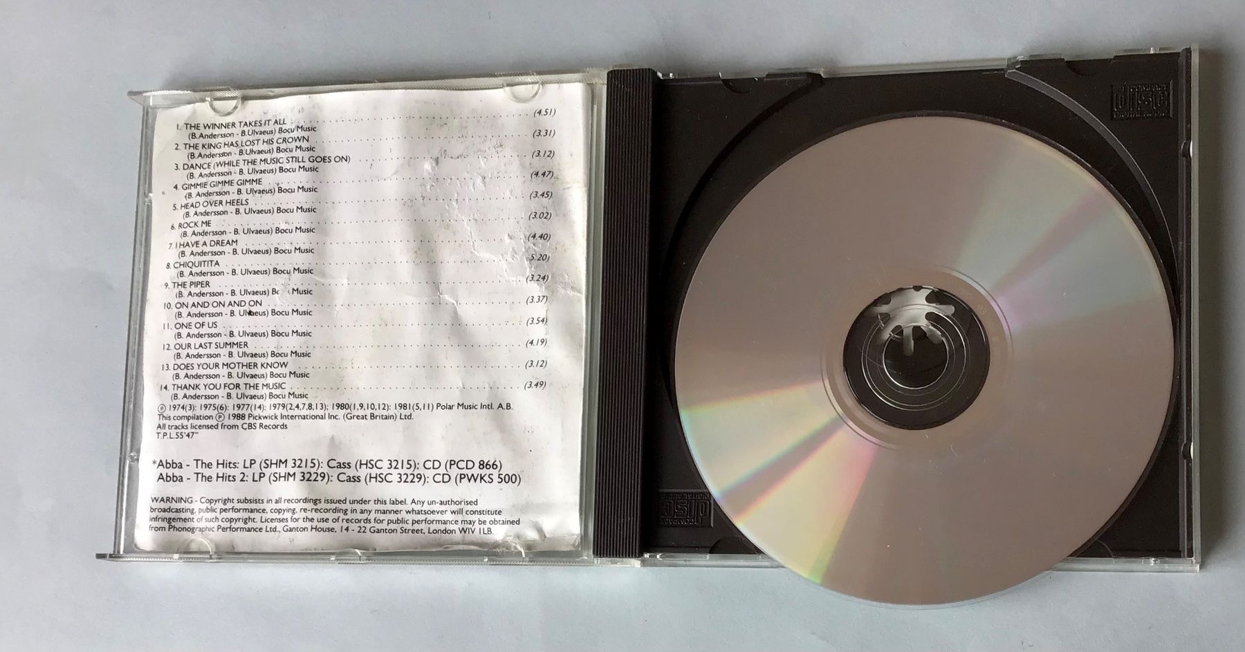 CD: CD: ABBA The Hits 3 – Usato da Bubendorf venduto da Alpenheidi 3