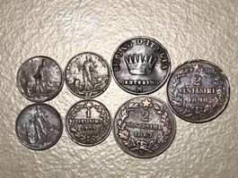 2 Cent. 1867/1898/1813/1895/1914/15/16 Italien(vorz)