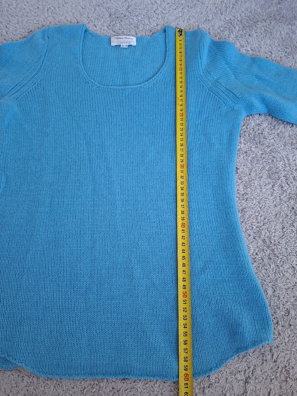 Peter Hahn Maglioni & Felpe: Pull Peter Hahn en cachemire bleu, taille 40, bon état – Usato da Renens VD venduto da ser_j2fn 3