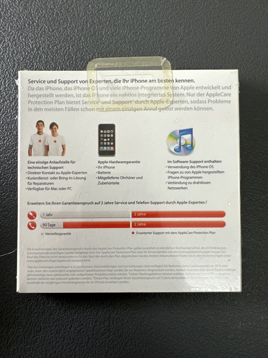 Apple Software: Ab 5.- Apple Care Protection Plan for iPhone – Neu und originalverpackt aus Basel von BeSerious 1