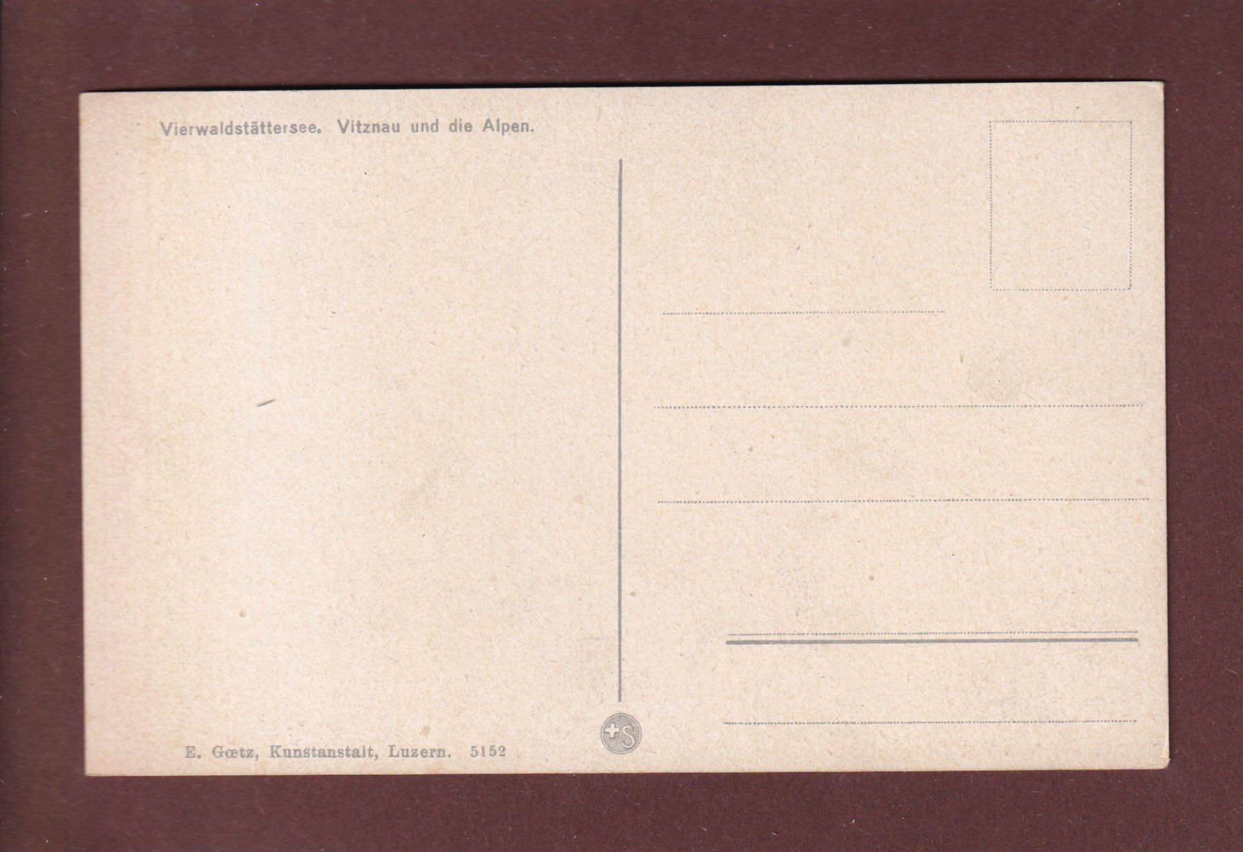 Cartoline postali: VITZNAU - Frühling – Usato da Pully venduto da nicecards 1