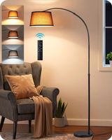 Stehlampe Bogenlampe dimmbar LED höhenverstellbar Wohnzimmer
