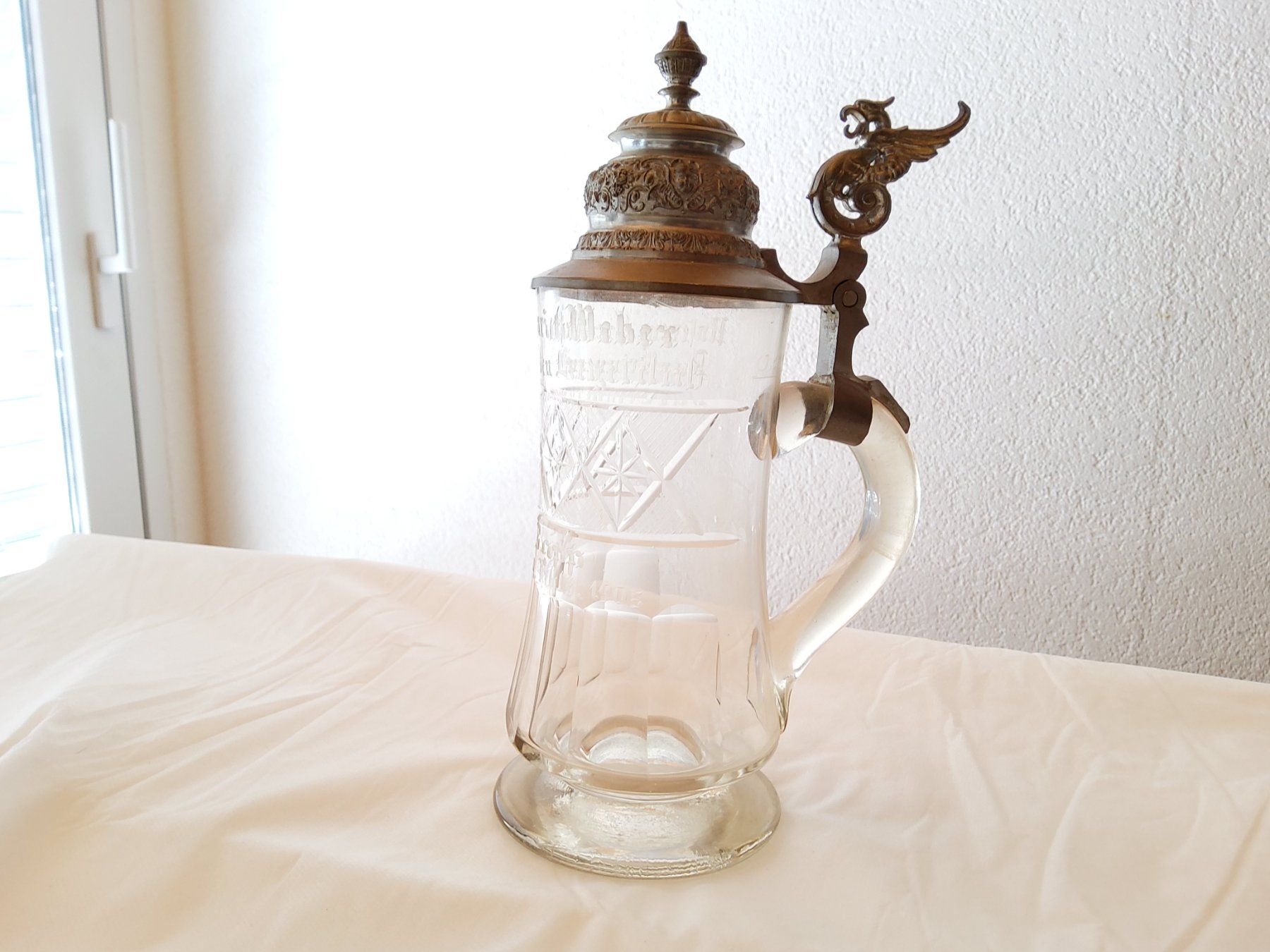 Gläser: Chope à bière ancienne  – Gebraucht aus Malleray von Broc-Mo