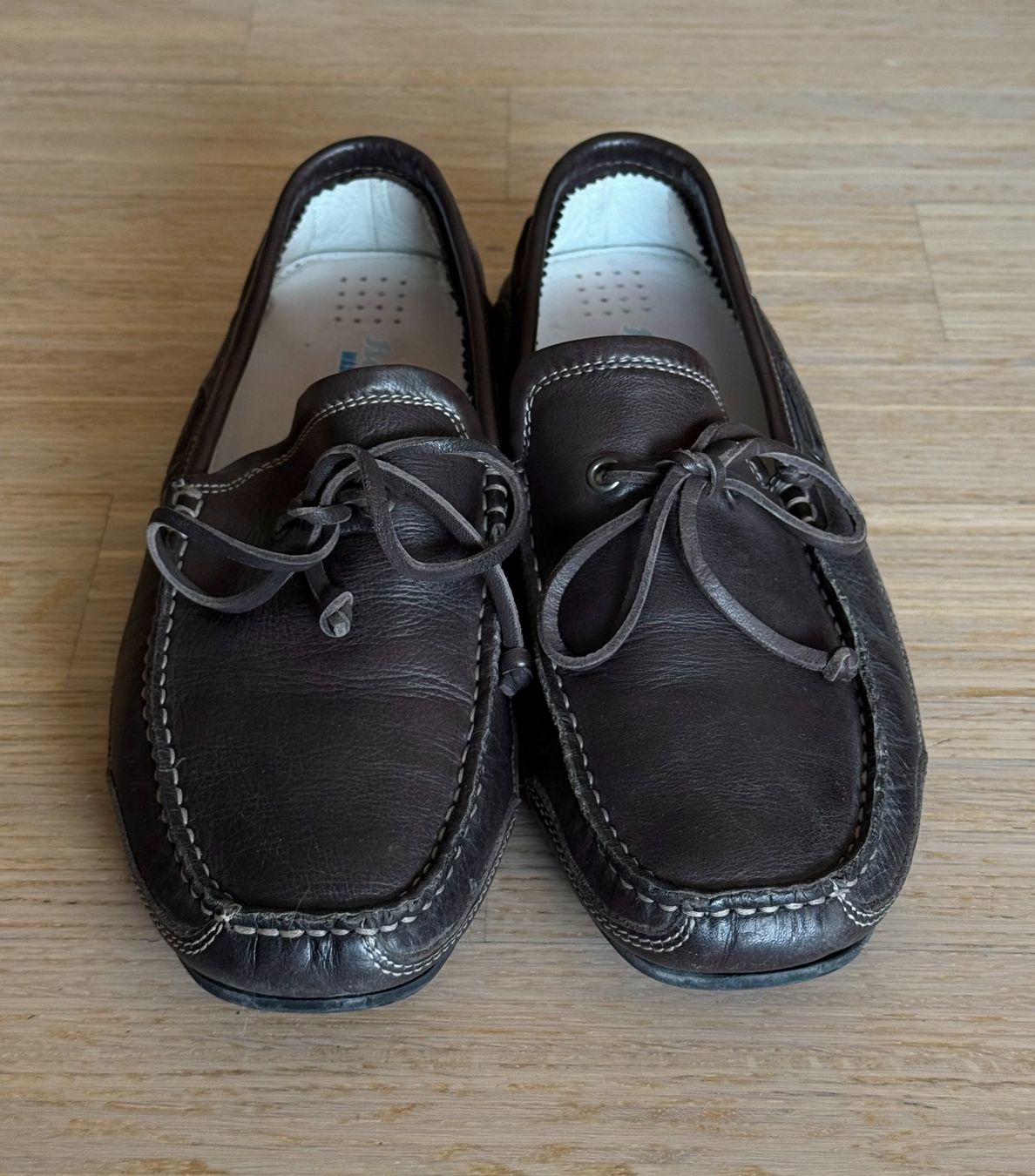 Scarpe da uomo: Leder Mokassin Herren braun Gr. 40 – Usato da Männedorf venduto da phi_5pvk 2