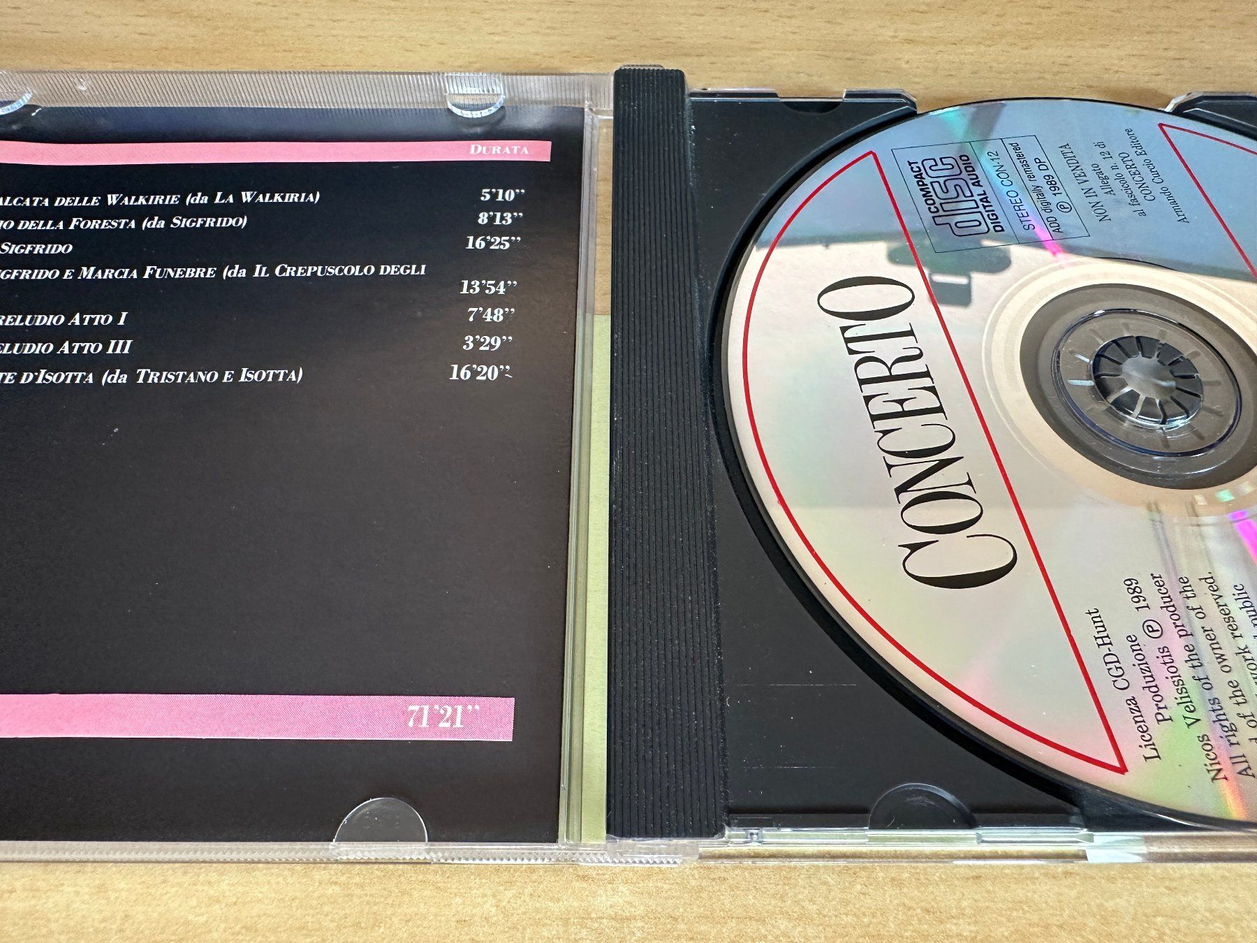 CD: Wagner – Concerto Wagner – Usato da Rikon im Tösstal venduto da Alpenmutz 2