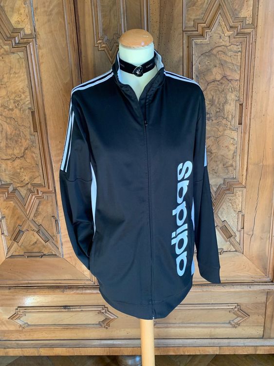 ADIDAS Sport Jacke Gr. XL wie Neu Farbe schwarz weiB Kaufen auf Ricardo